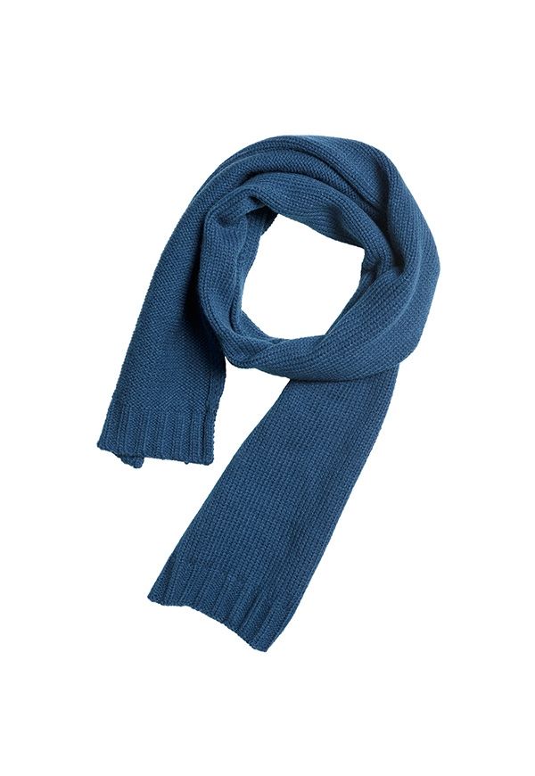 Темно-синий шарф для мальчика