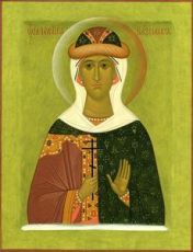 Икона Иулиания Вяземская (рукописная)