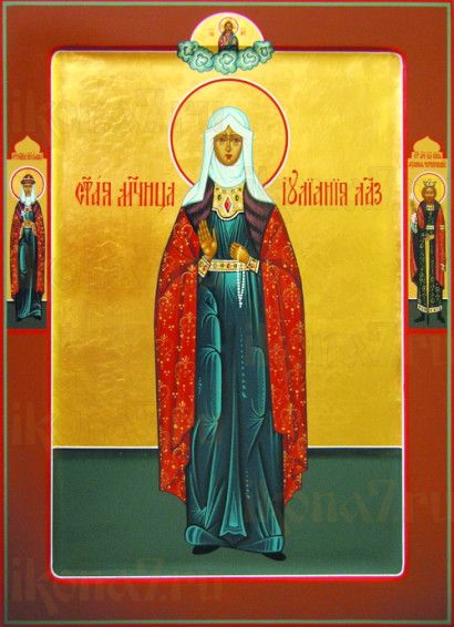 Икона Иулиания Лазаревская (рукописная)
