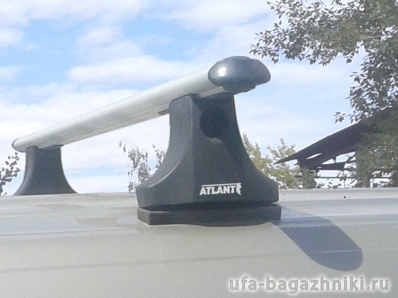 Багажник на крышу Лада Ларгус, Атлант, аэродинамические дуги