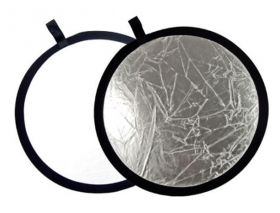 Отражатель Лайт диск 110 см серебряный-белый