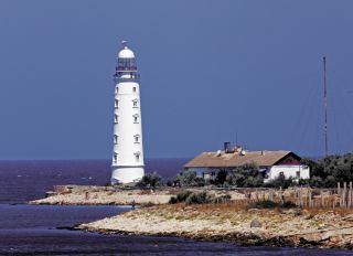 Почтовая открытка Херсонесский маяк. Крым