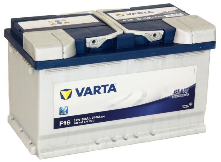 Автомобильный аккумулятор АКБ VARTA (ВАРТА) Blue Dynamic 580 400 074 F16 80Ач о.п.