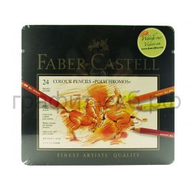 Карандаши цв.24цв.Faber-Castell Polychromos профес.110024
