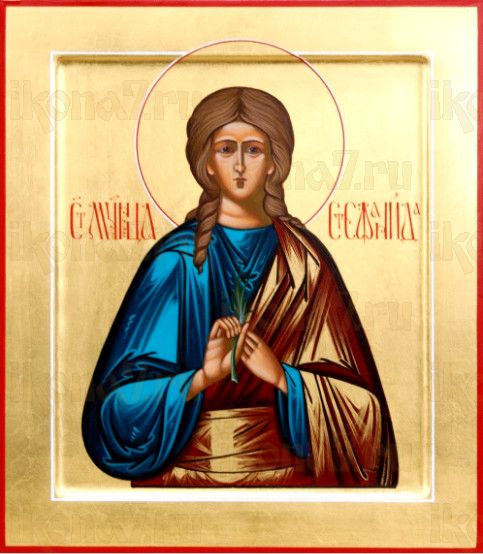 Икона Стефанида Дамасская (рукописная)