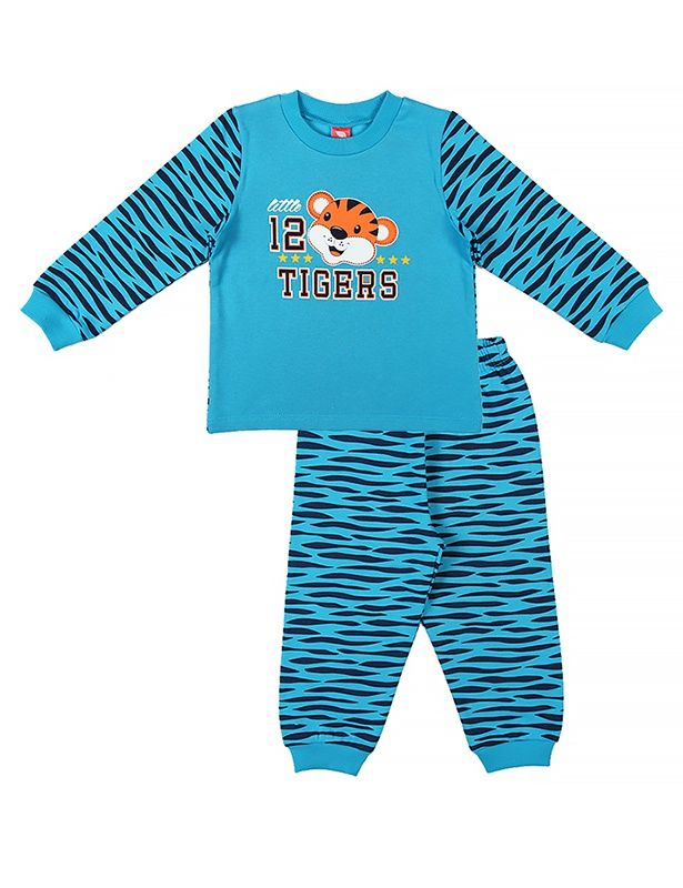 Синяя пижама для мальчика Tigers