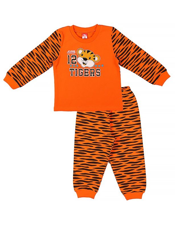 Оранжевая пижама для мальчика Tigers
