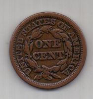 1 цент 1848 г. США