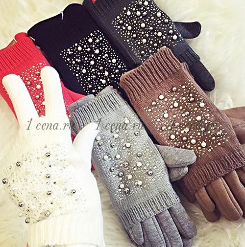 Женские перчатки LUXE