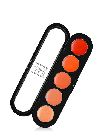 Make-Up Atelier Paris Lipsticks Palette 12 Палитра помад из 5 цветов №12 оранжевая