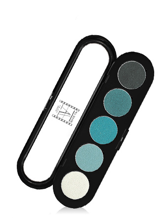 Make-Up Atelier Paris Palette Eyeshadows T11 Blue green tones Палитра теней для век №11 сине-зеленые тона