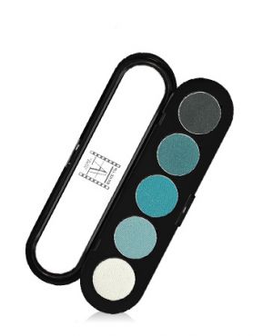 Make-Up Atelier Paris Palette Eyeshadows T11 Blue green tones Палитра теней для век №11 сине-зеленые тона