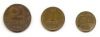 Набор монет Королевство Югославия 1938 (3 монеты)