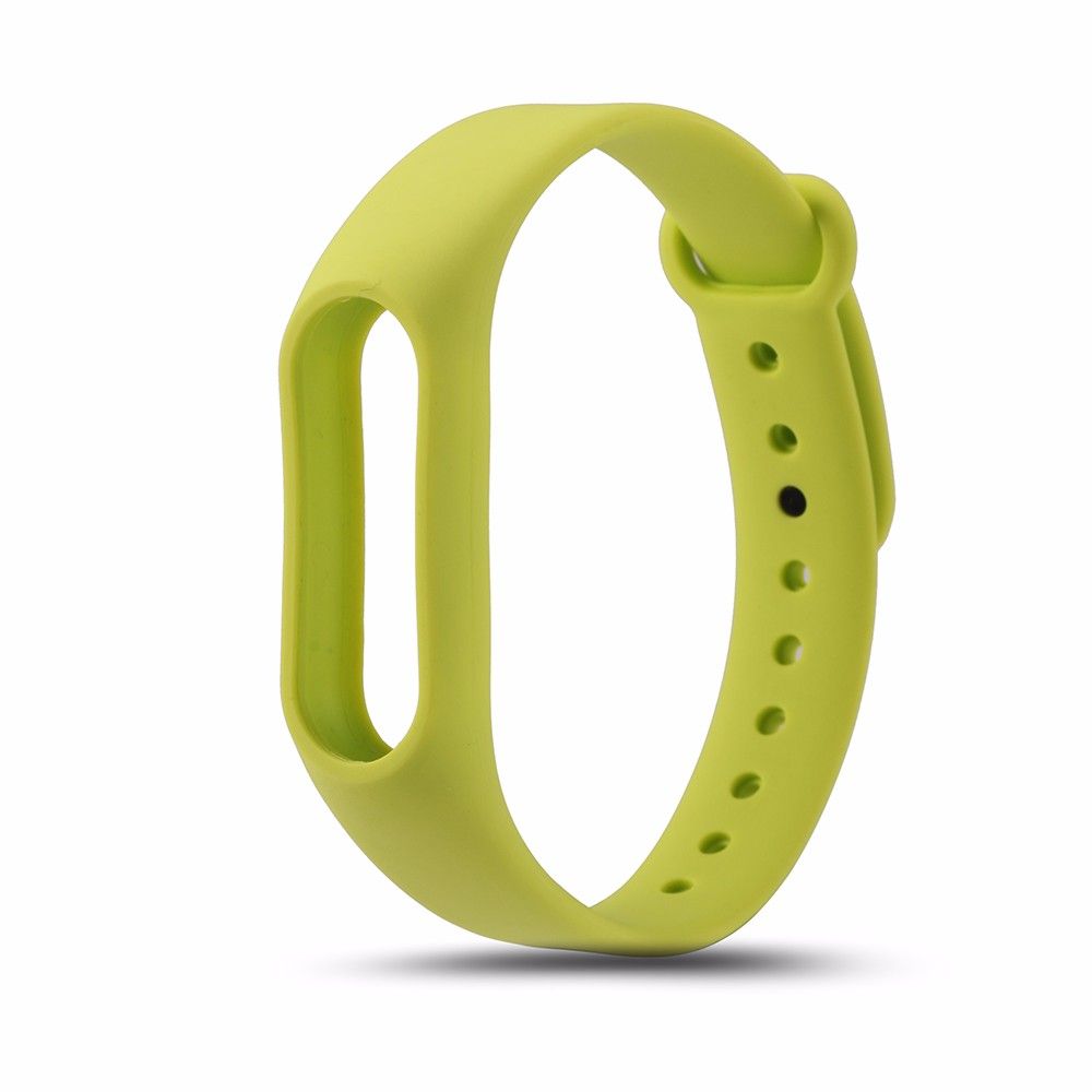 Силиконовый ремешок для Xiaomi Mi Band 2 (Салатовый)