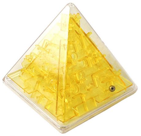 Головоломка Пирамида желтая