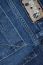 Мужские классические джинсы из 100% хлопка  с высокой талией