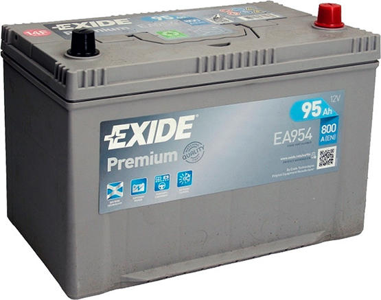 Автомобильный аккумулятор АКБ Exide (Эксайд) Premium EA954 95Ач о.п.