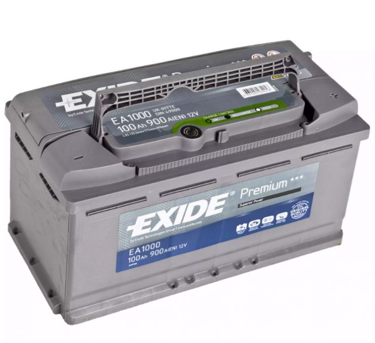 Автомобильный аккумулятор АКБ Exide (Эксайд) Premium EA1000 100Ач о.п.