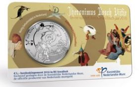 500 лет со дня рождения Иеронима Босха 5 евро  Нидерланды 2016 на заказ