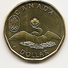 XXX летние Олимпийские Игры, Лондон 2012 . 1 доллар Канада 2012