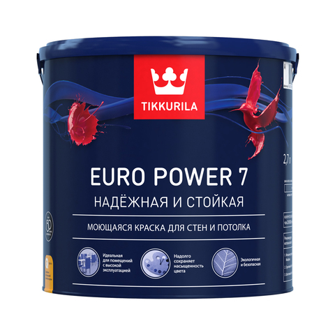 Краска TIKKURILA Euro Power 7