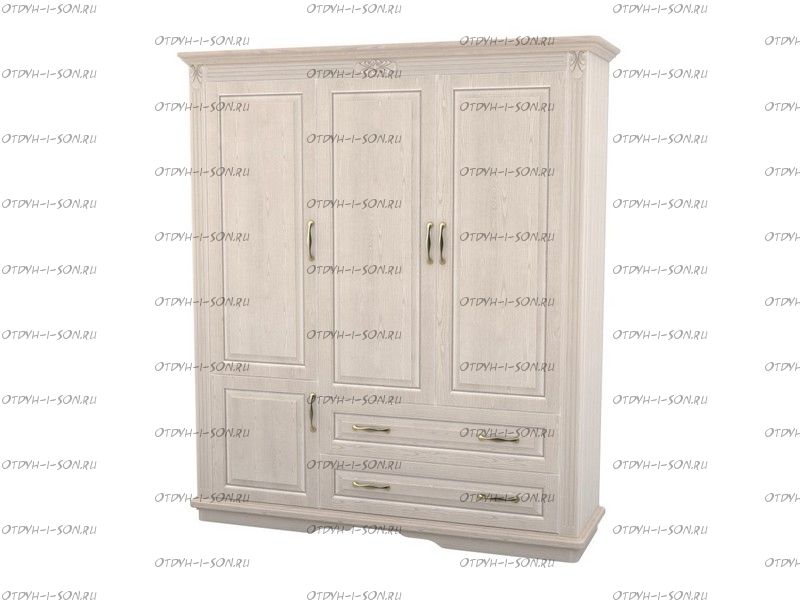Шкаф 3-дверный Палермо Массив DreamLine (162х66х220)