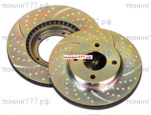 Тормозные диски EBC, серия TurboGroove, задний к-кт для V - 1.6T