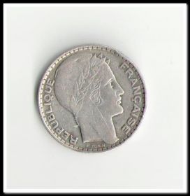 Франция 10 франков 1929. Серебро