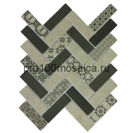 Tweed Gray Мозаика размер, мм: 326*304*6 (ORRO Mosaic)