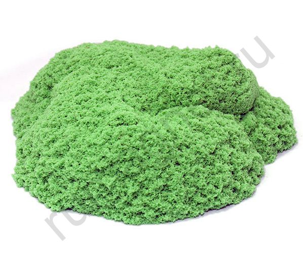 Кинетический песок зеленый
