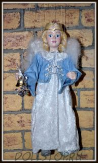 Чешская кукла-марионетка Ангел - Anděl (Чехия, Praha, Hand Made, авторы  Ивета и Павел Новотные)