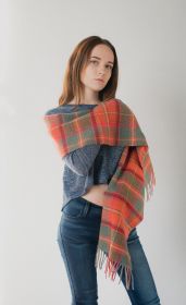 шотландский шарф 100% шерсть ягнёнка , расцветка шотландского городка Крифф  Crieff tartan ,плотность 6