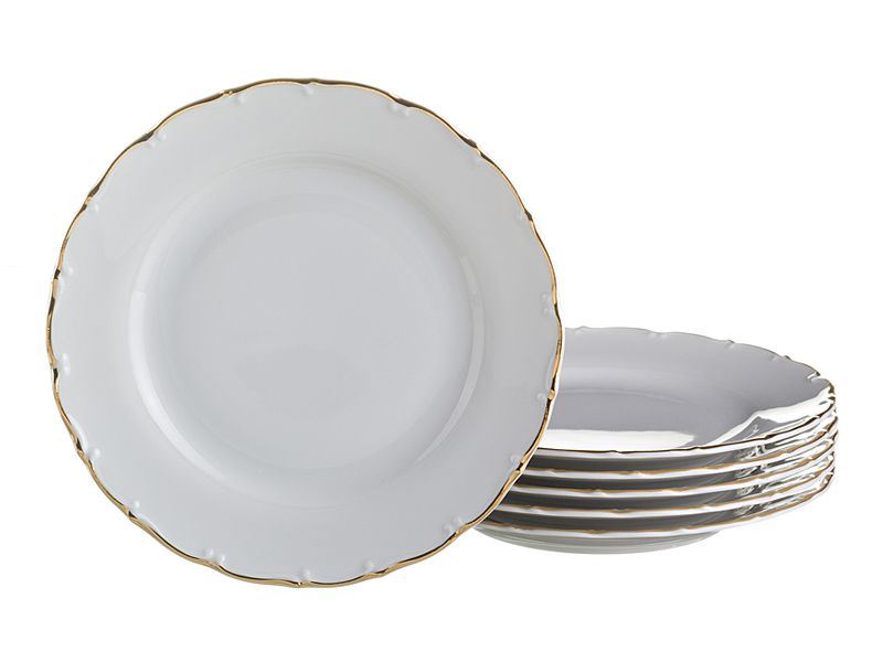 Набор тарелок "Офелия 662", 17 см, 6 шт.