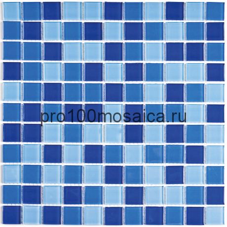 Blue wave-2 стекло. Мозаика серия CRYSTAL,  размер, мм: 300*300