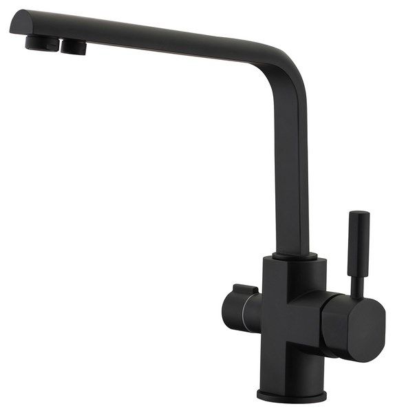 ​Kaiser Decor 40144-2 Черный мрамор смеситель для кухни под фильтр