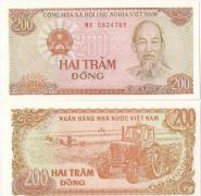 Вьетнам 200 донгов 1987 UNC