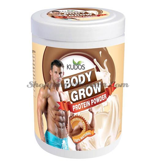 Протеиновый порошок для роста мышц Кудос Аюрведа | Kudos Ayurveda Body Grow Protein Powder