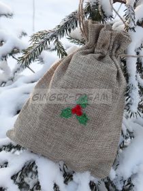 Имбирные пряники новогодние "Мешочек Деда Мороза"