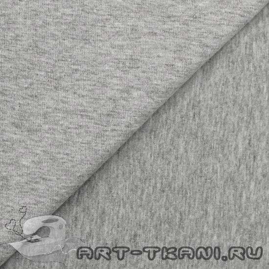 Лоскут трикотажной ткани Серый меланж