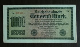 ГЕРМАНИЯ 1000 марок 1922 год
