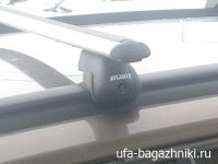 Багажник на крышу BMW X1, Атлант, аэродинамические дуги