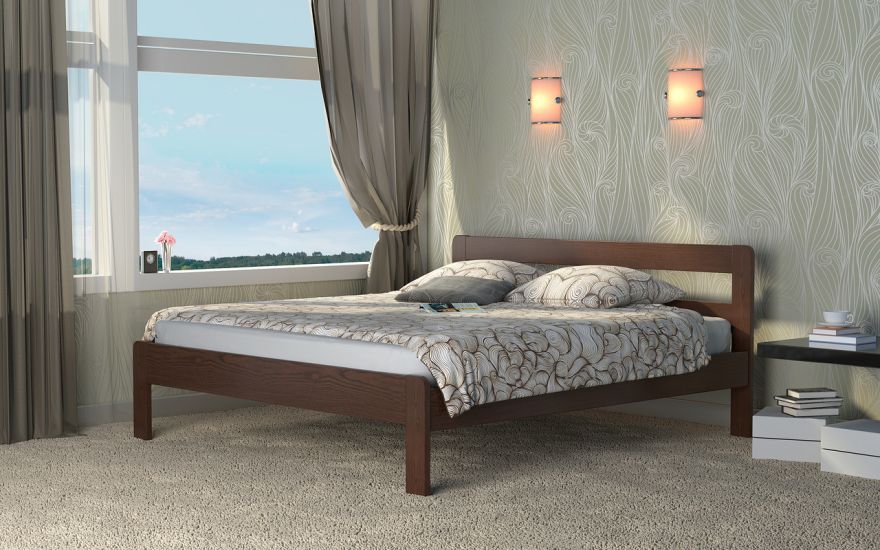 Кровать Кредо 1 (массив ясеня) | DreamLine