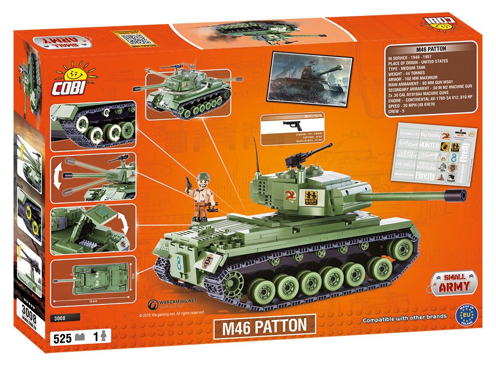 КОБИ World of Tanks - Танк M46 Patton COBI-3008