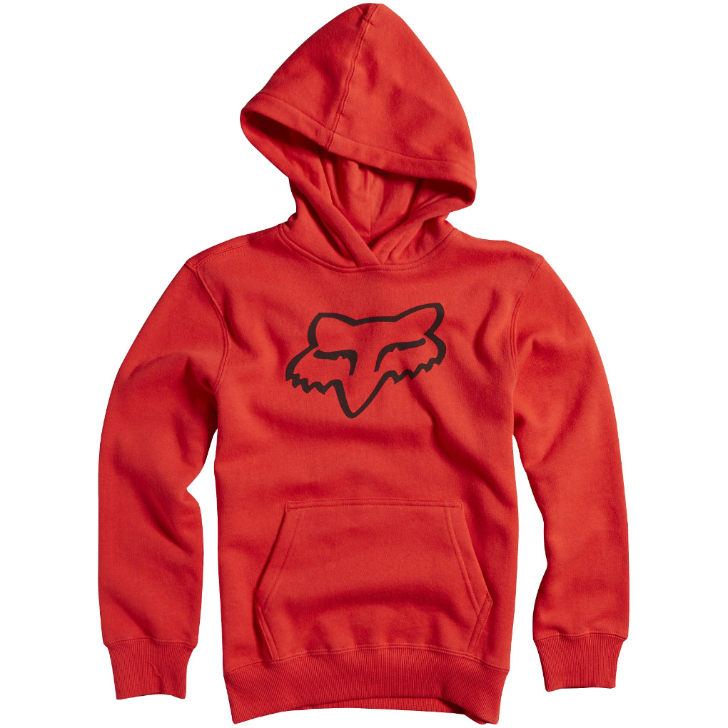 Fox Youth Legacy Pullover Fleece Flame толстовка подростковая, красная