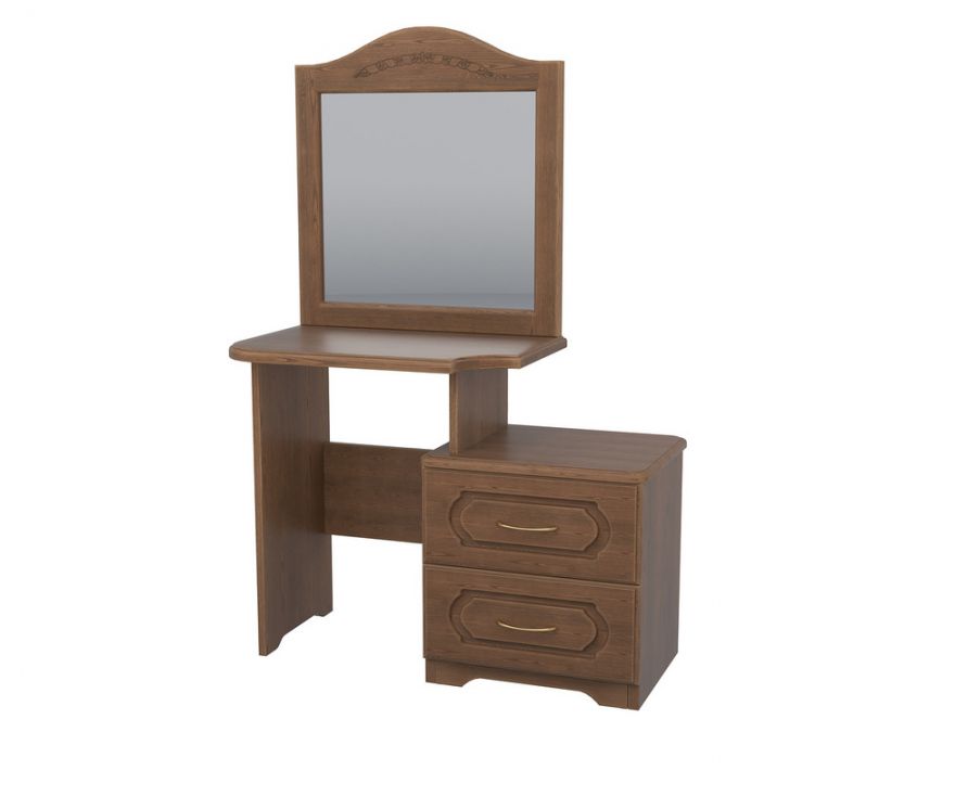Стол туалетный с зеркалом №1 (массив ясеня) | DreamLine