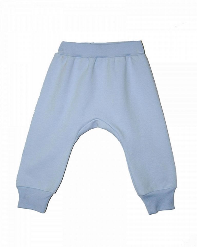 Голубые штаны для новорожденного