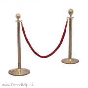 Столбик ограждения для каната (золотой)