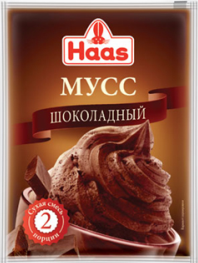 ХААС Мусс шоколадный сухая смесь 65 г