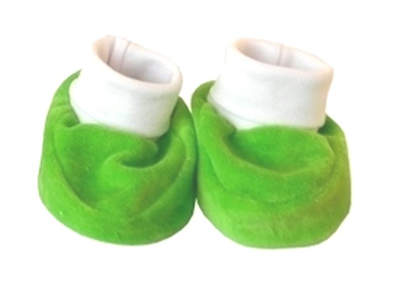 Зеленые пинетки для малыша