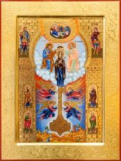 Ключ разумения икона Божией Матери (рукописная)